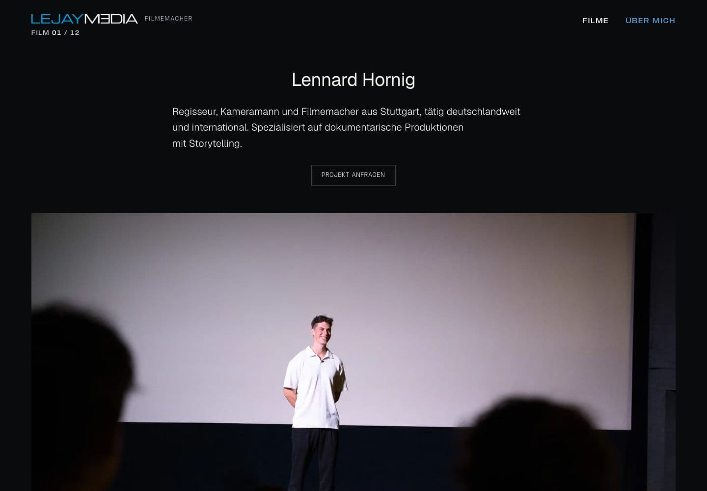 Über-mich-Seite von Lennard Hornig
